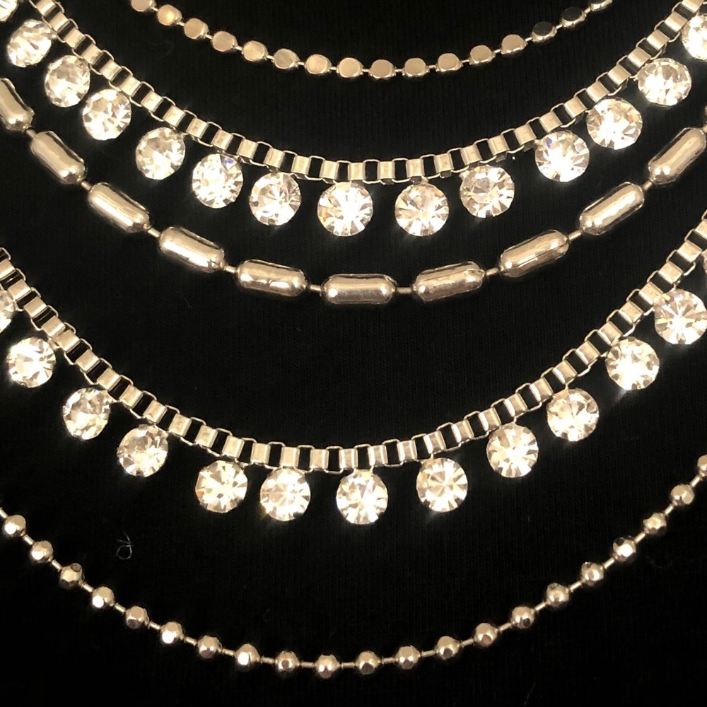🍭 SPARKLE  14 1/2” - 24 “ Necklace with a 4” ext